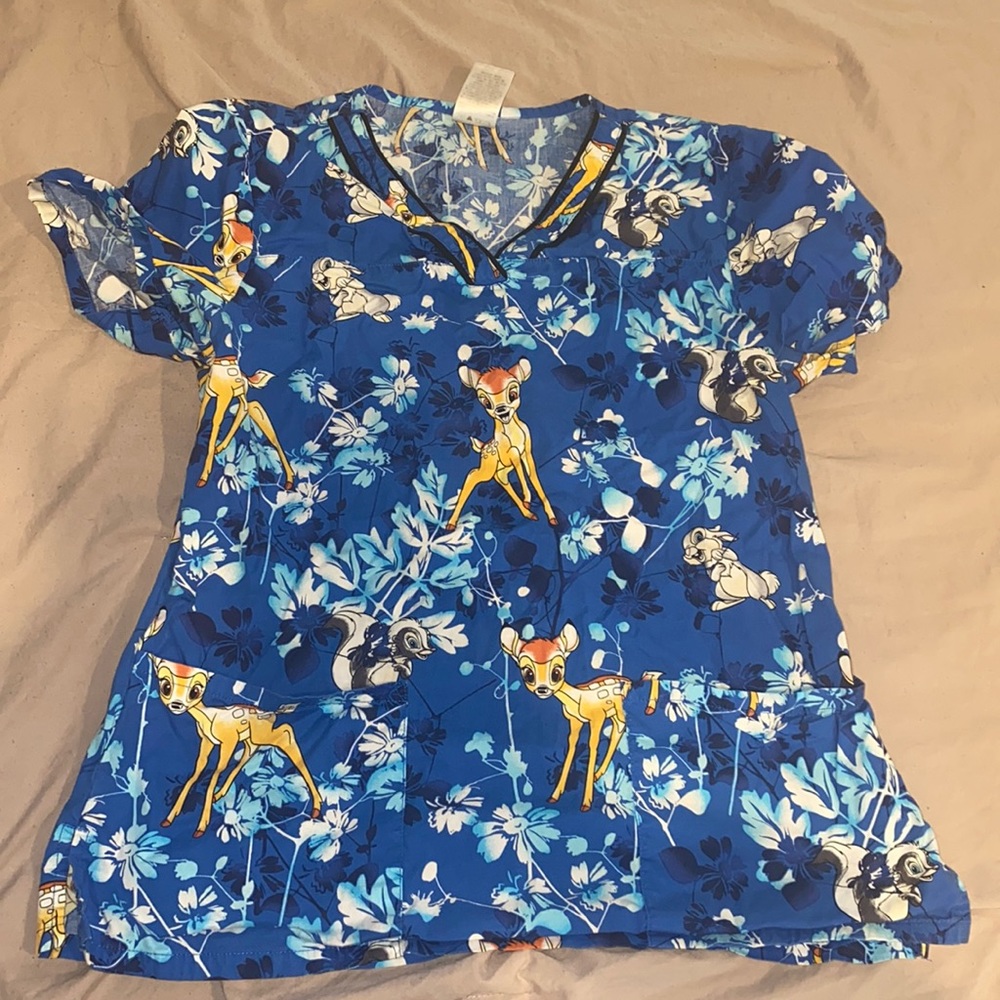 Disney Bambi scrub top